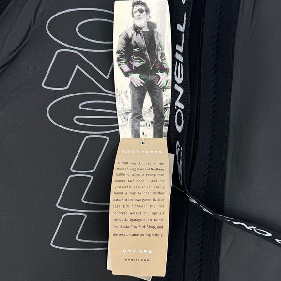 NWT VTG O'Neill Men's Reactor Shorty Short Sleeve Surfing Wetsuit Black/Blue XXL - Picture 7 of 16